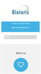 Mobile Screenshot of biotaris.com